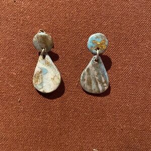 Handmade raindrop earrings
